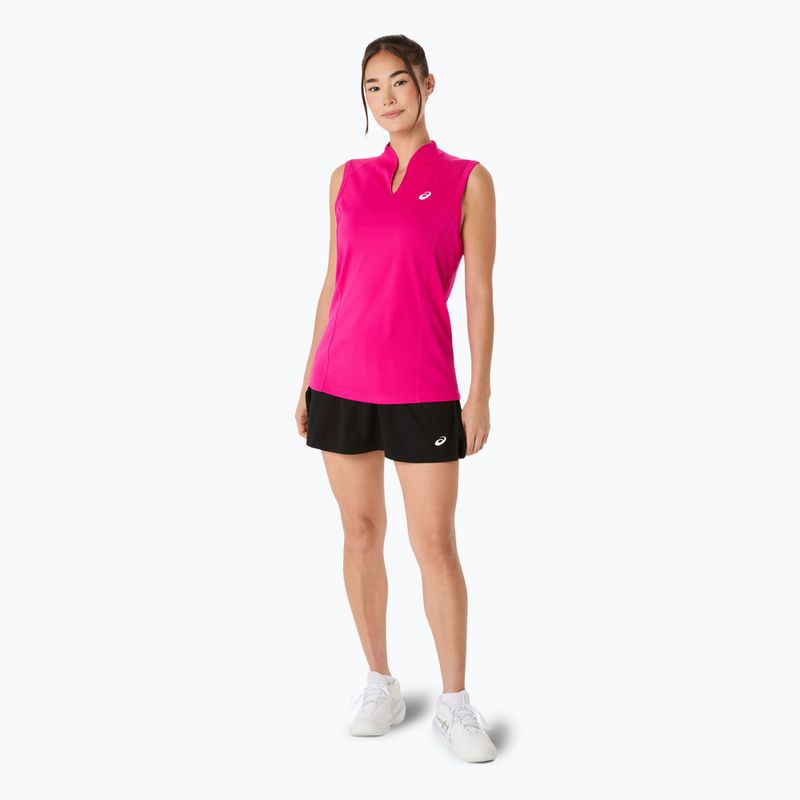 Moteriški teniso marškinėliai ASICS Court Tank W pink rave 2