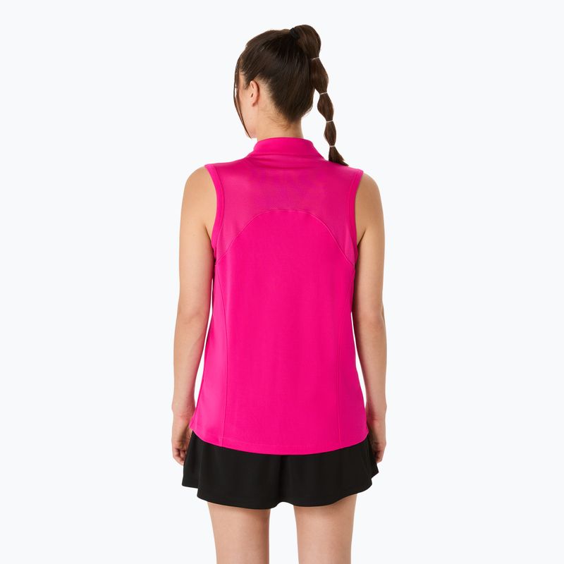 Moteriški teniso marškinėliai ASICS Court Tank W pink rave 3