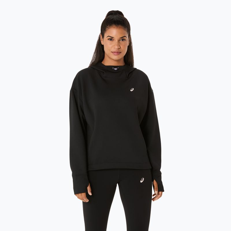 Moteriškas bėgimo džemperis ASICS Nagino Run Adjustable Hoodie performance black