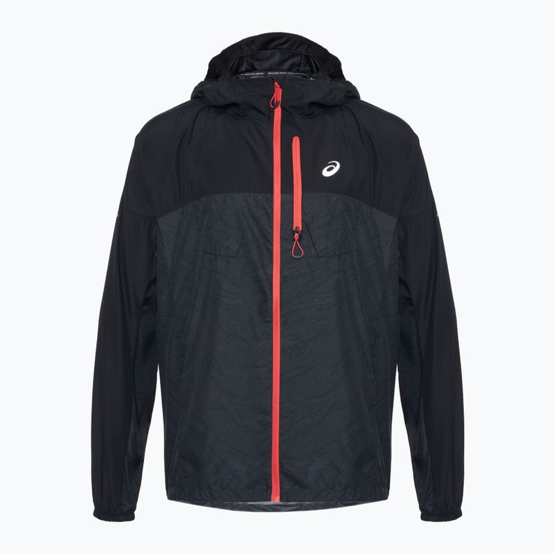 Vyriška bėgimo striukė ASICS Fujitrail Packable performance black/carrier grey