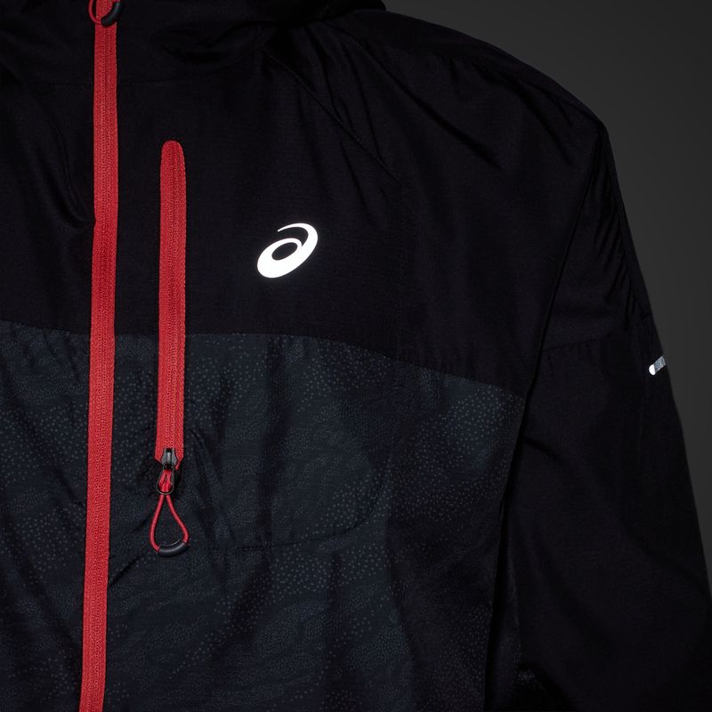 Vyriška bėgimo striukė ASICS Fujitrail Packable performance black/carrier grey 7