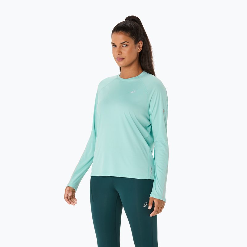 Moteriški bėgimo marškinėliai ilgomis rankovėmis ASICS Road Lite-Show oasis green 4
