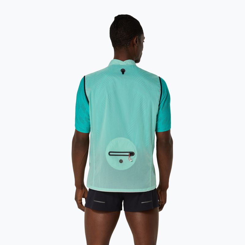 Vyriška bėgimo liemenė Asics Metarun Packable oasis green 3