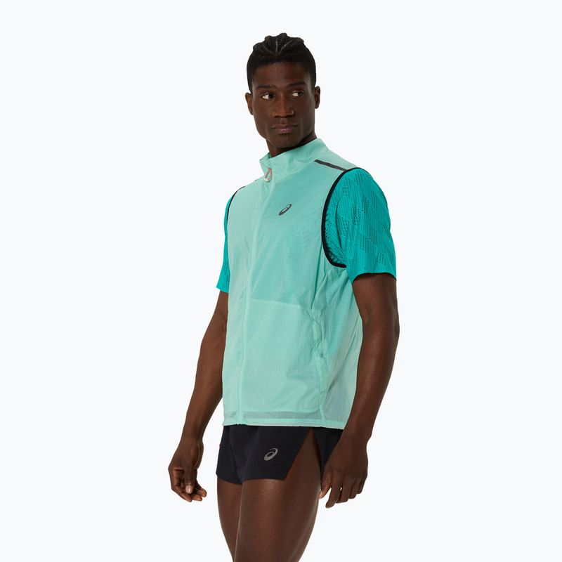 Vyriška bėgimo liemenė Asics Metarun Packable oasis green 4