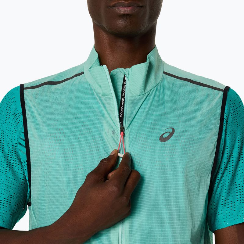 Vyriška bėgimo liemenė Asics Metarun Packable oasis green 5