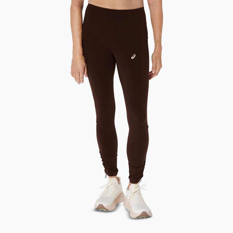 Moteriškos bėgimo tamprės ASICS Nagino Run Adjustable Tight coffee