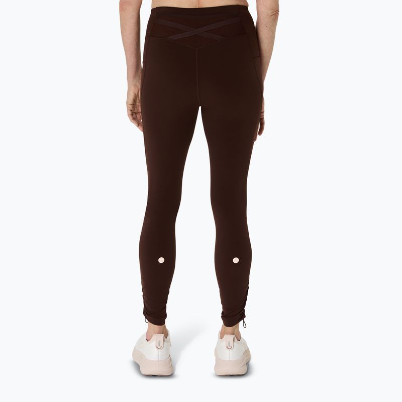 Moteriškos bėgimo tamprės ASICS Nagino Run Adjustable Tight coffee 3