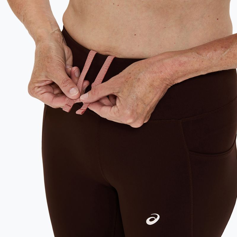 Moteriškos bėgimo tamprės ASICS Nagino Run Adjustable Tight coffee 6