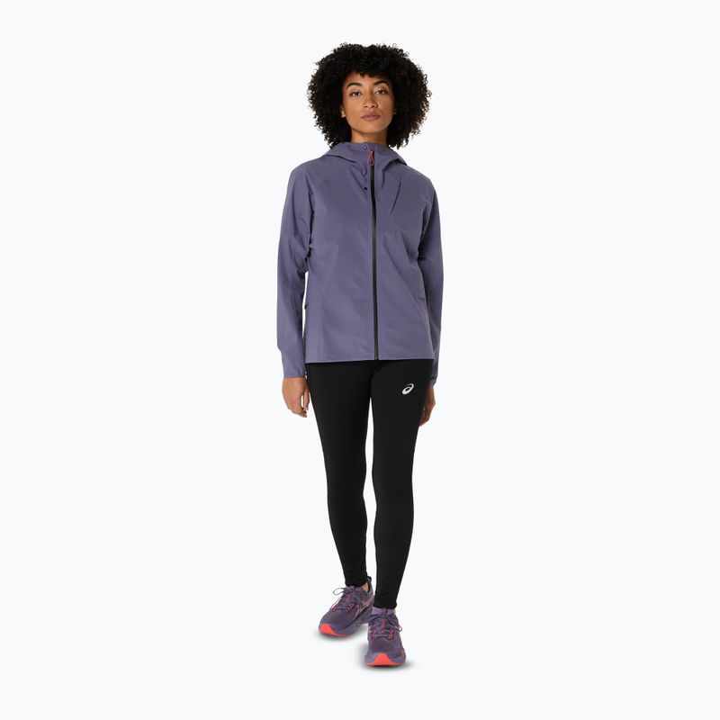Moteriška bėgimo striukė ASICS Metarun Waterproof greyish purple 2