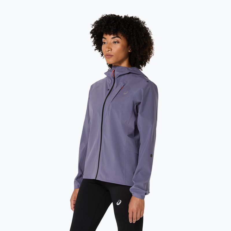 Moteriška bėgimo striukė ASICS Metarun Waterproof greyish purple 4