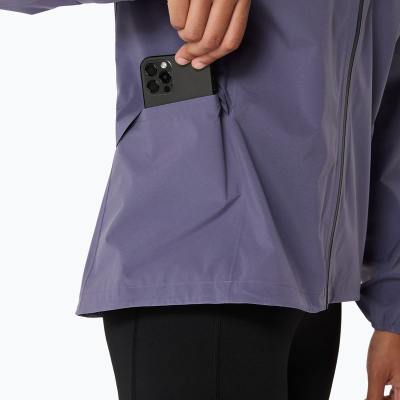 Moteriška bėgimo striukė ASICS Metarun Waterproof greyish purple 9