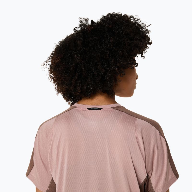 Moteriški begimo marškinėliai ASICS Fujitrail Elite Top neutral pink/taupe grey 6