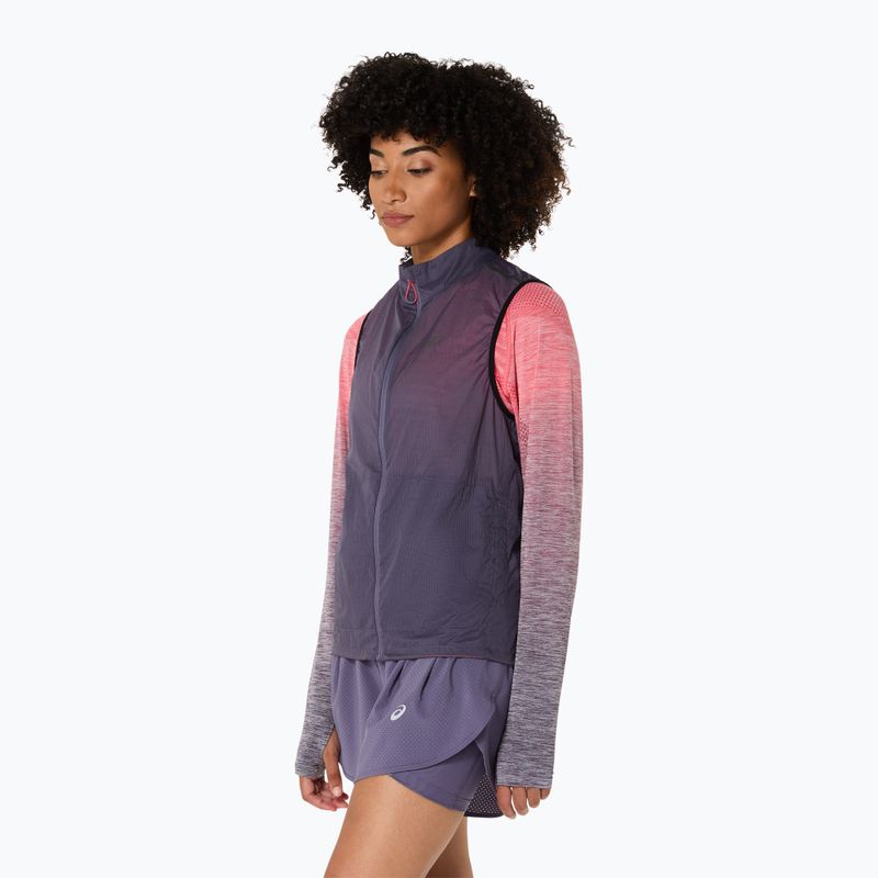 Moteriška bėgimo liemenė ASICS Metarun Packable greyish purple 4