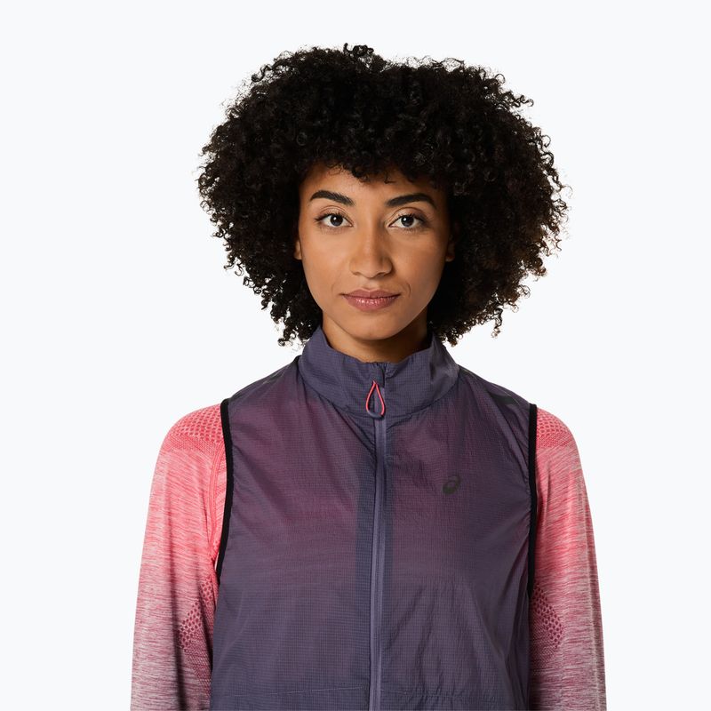 Moteriška bėgimo liemenė ASICS Metarun Packable greyish purple 5