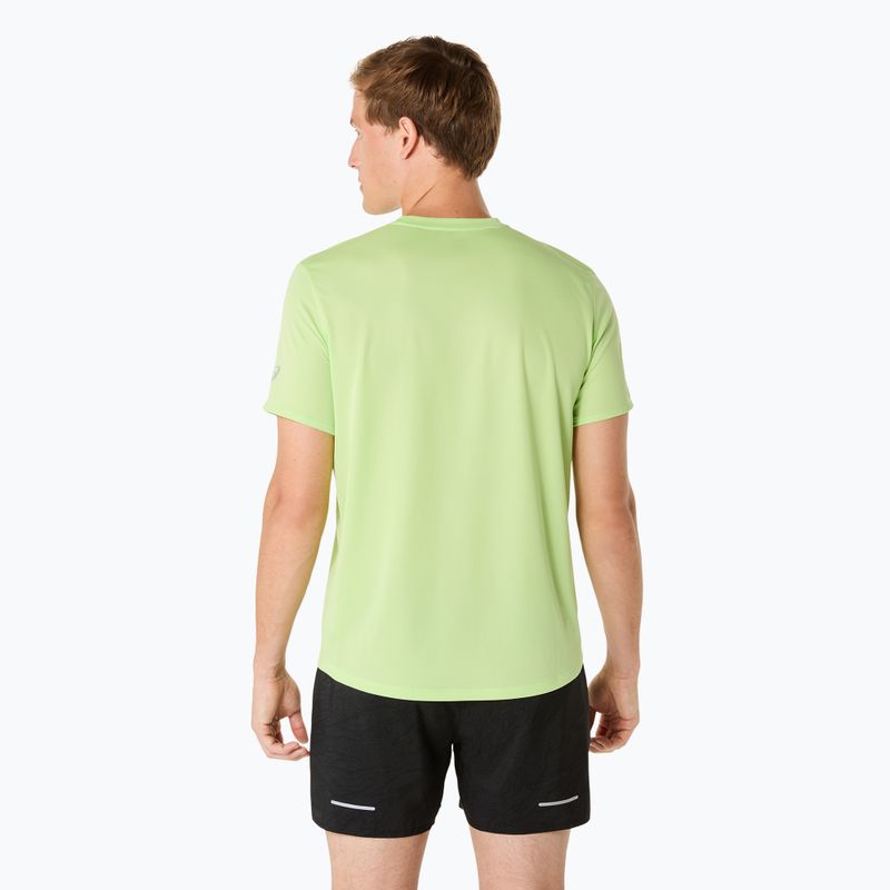 Vyriški bėgimo marškinėliai ASICS Fujitrail Logo lime green/huddle yellow/cactus 3