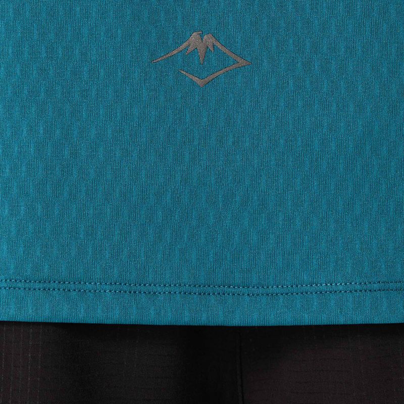 Vyriški bėgimo marškinėliai ASICS Fujitrail Elite Top atlantis blue/saxon green 9