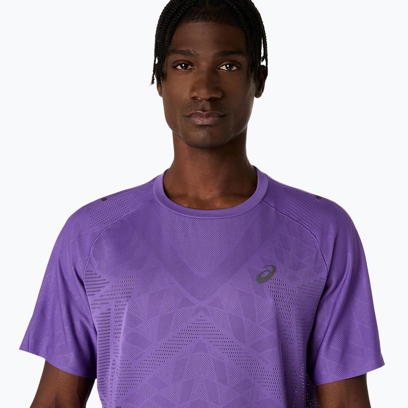 Vyriški bėgimo marškinėliai ASICS Metarun SS Top edo purple 5