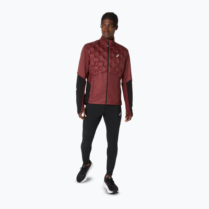 Vyriška bėgimo striukė ASICS Road Winter dark red planet 2