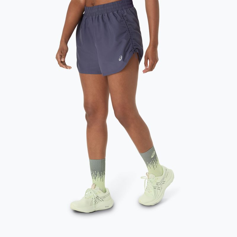 Moteriški bėgimo šortai ASICS Nagino Run Adjustable 4IN indigo fog 4