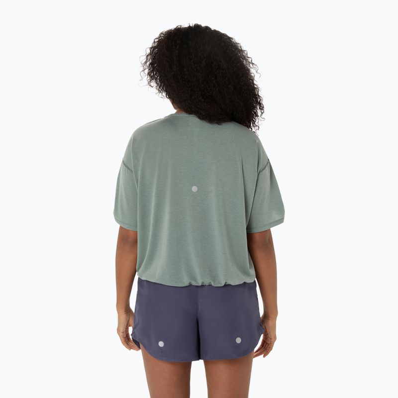 Moteriški bėgimo marškinėliai ASICS Nagino Run Adjustable Top monument blue 3
