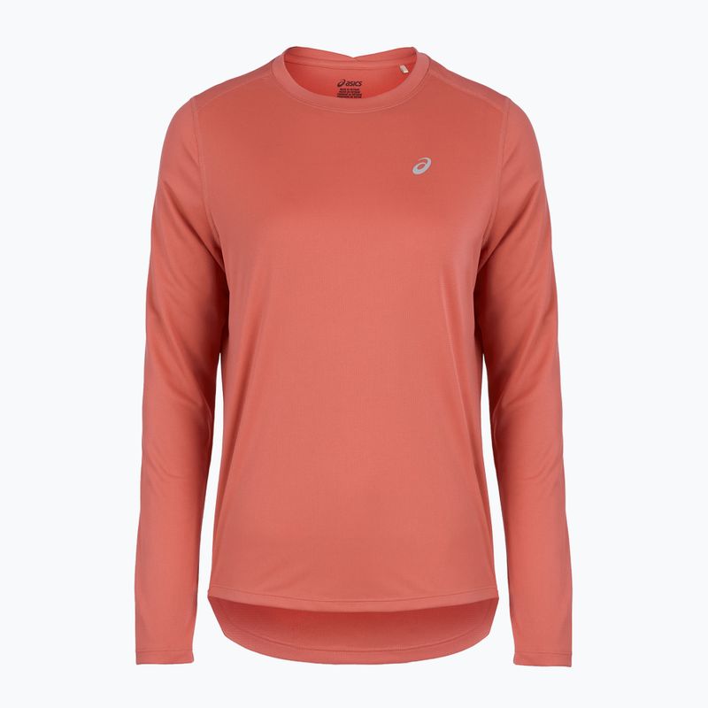 Moteriški bėgimo marškinėliai ilgomis rankovėmis ASICS Core LS Top dark pink clay