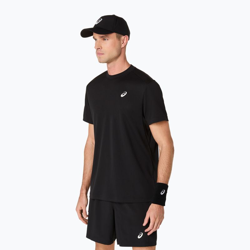 Vyriški teniso marškinėliai ASICS Court Top performance black 4