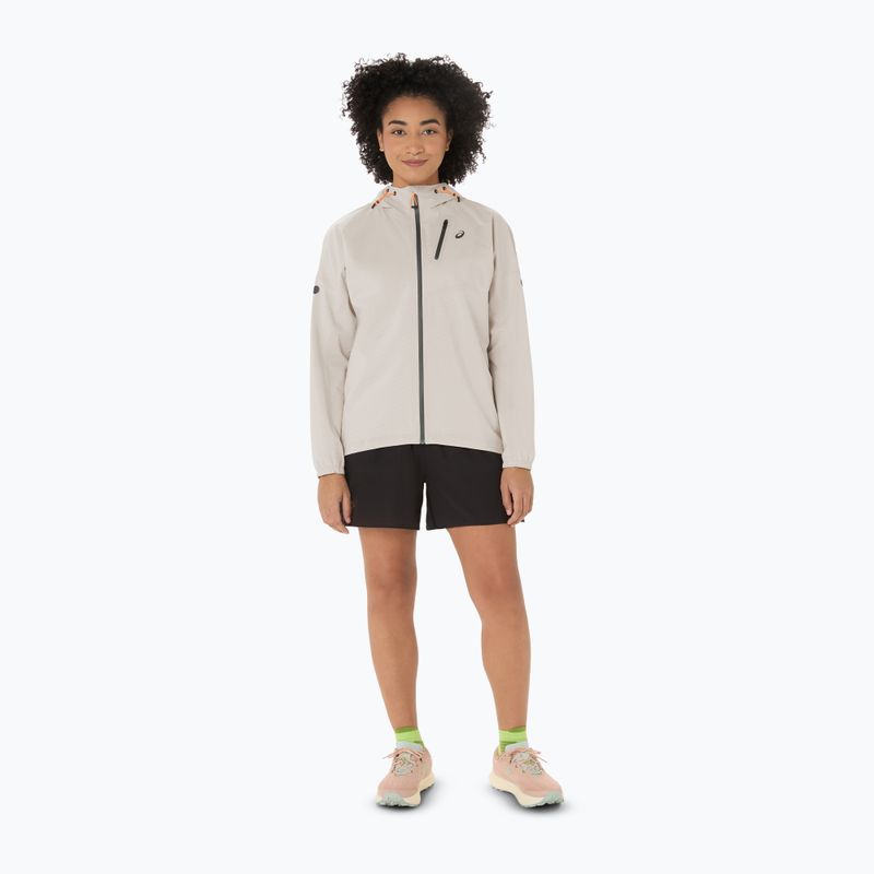 Moteriška bėgimo striukė ASICS Fujitrail Elite Waterproof cream 2