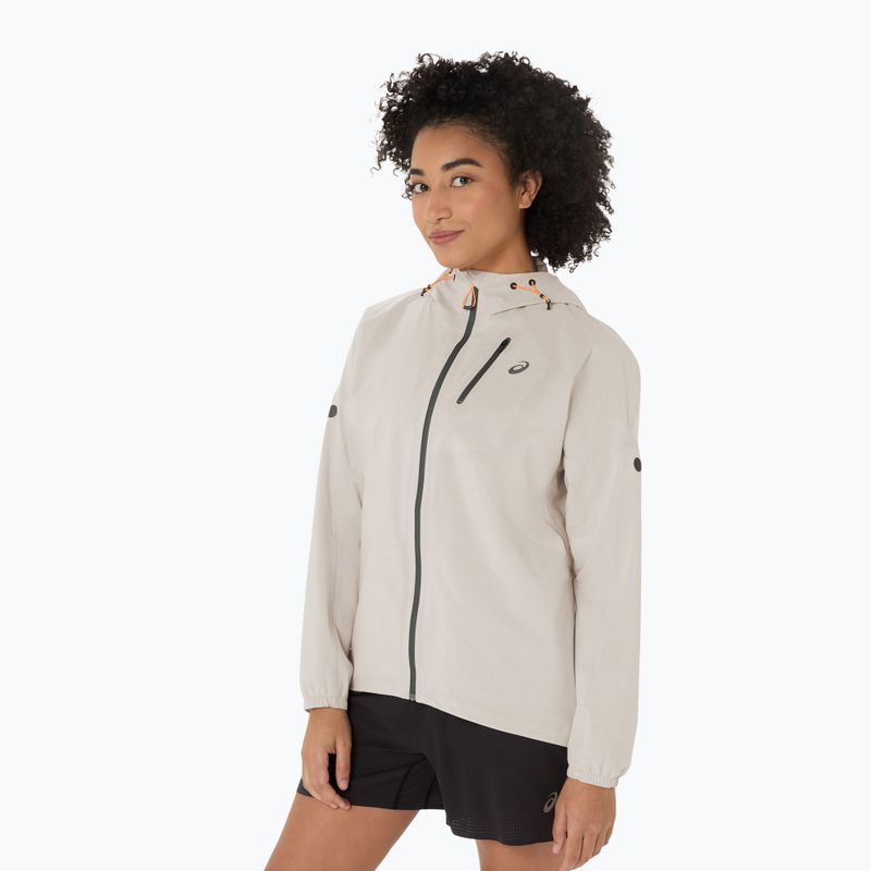 Moteriška bėgimo striukė ASICS Fujitrail Elite Waterproof cream 4