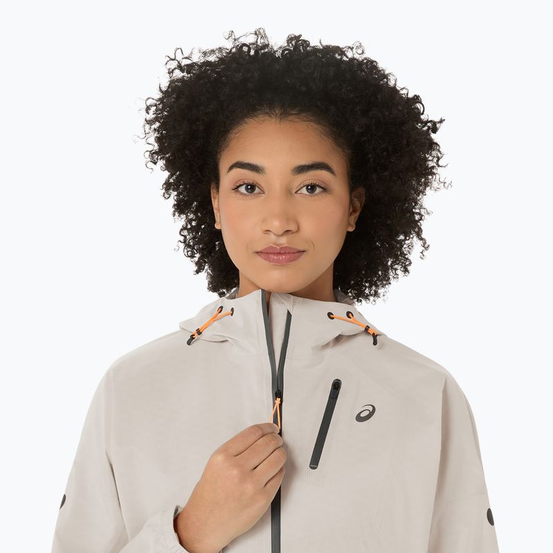 Moteriška bėgimo striukė ASICS Fujitrail Elite Waterproof cream 5