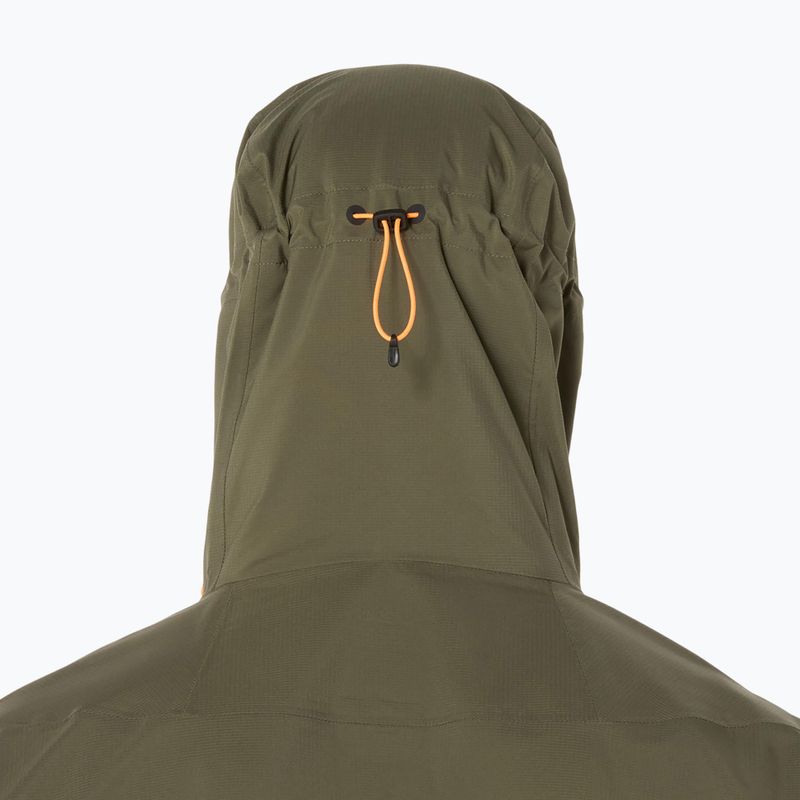 Vyriška bėgimo striukė ASICS Fujitrail Elite Waterproof mantle green 8