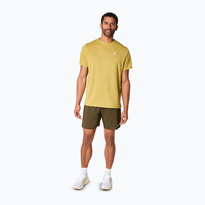 Vyriški bėgimo marškinėliai ASICS Core lemongrass 2