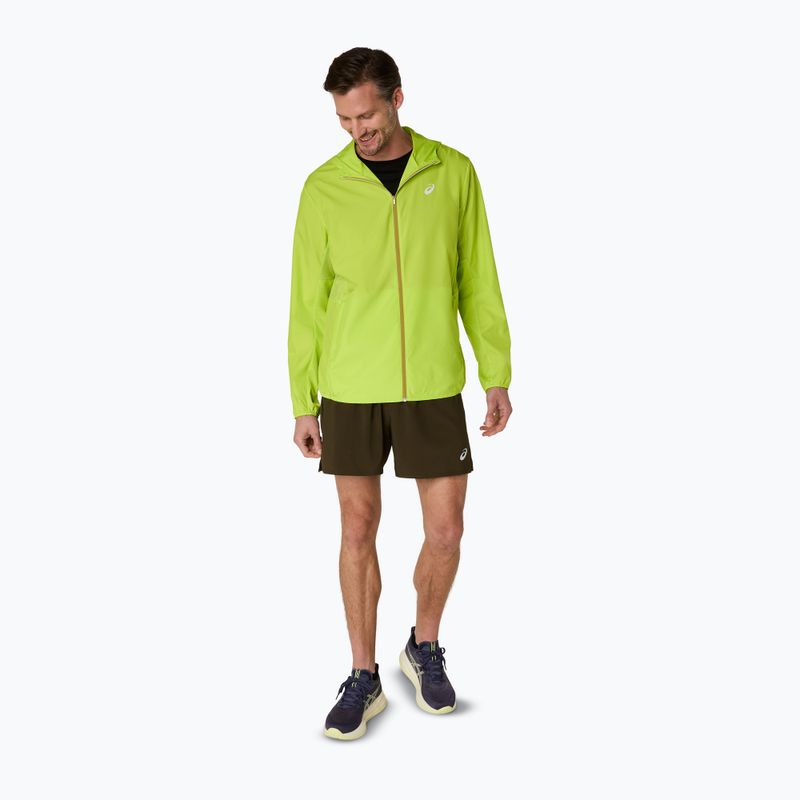 Vyriška bėgimo striukė ASICS Core neon lime 2