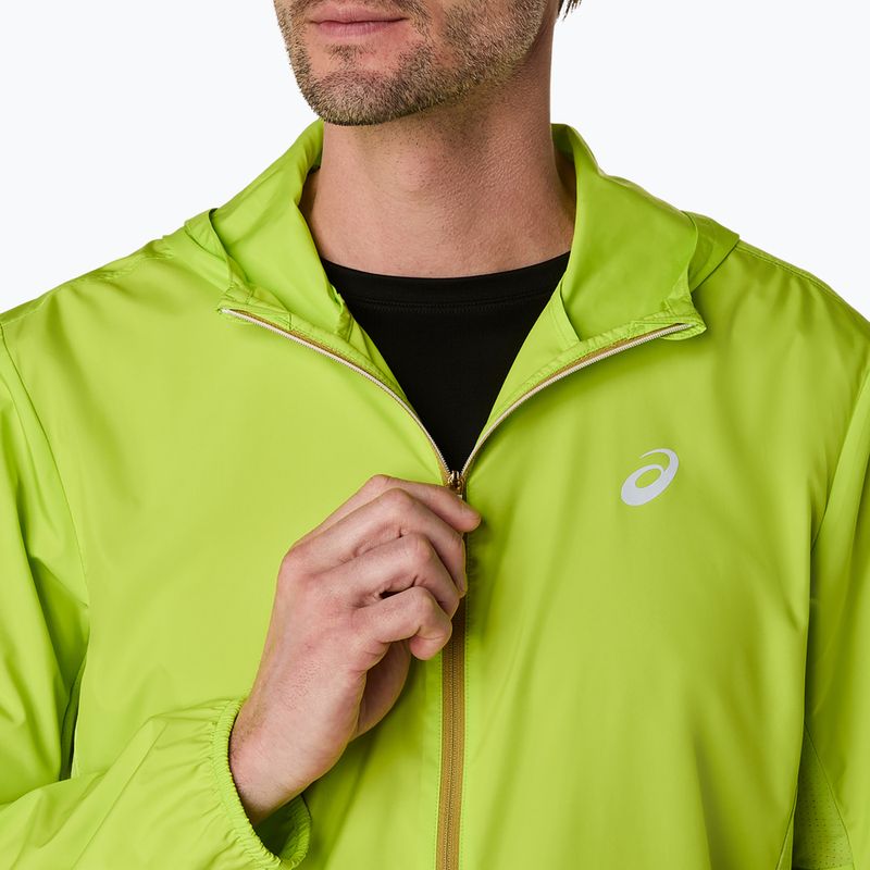 Vyriška bėgimo striukė ASICS Core neon lime 8