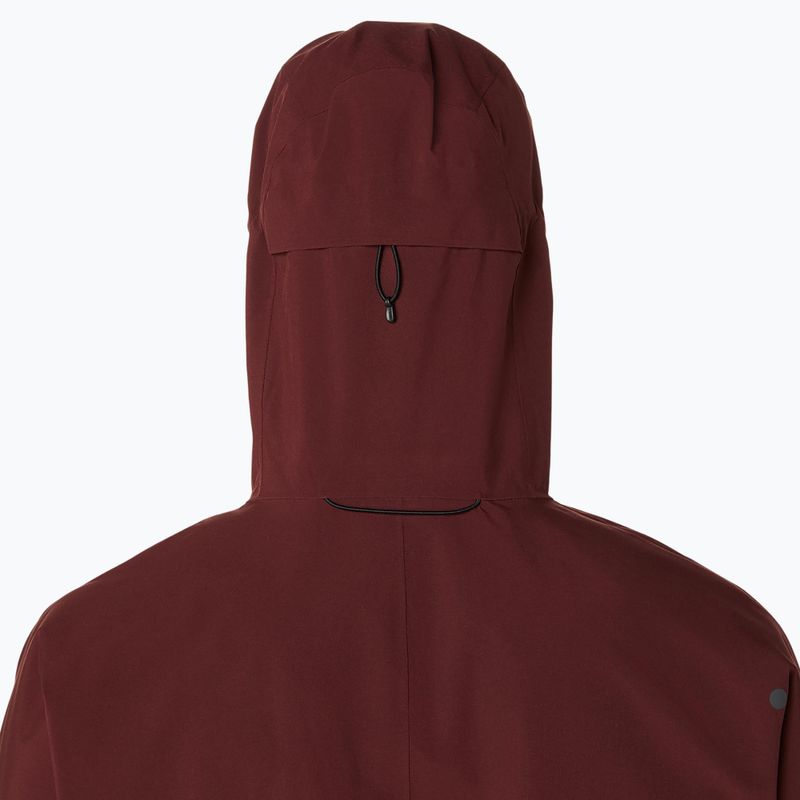 Vyriška bėgimo striukė ASICS Metarun Waterproof dark red planet 7