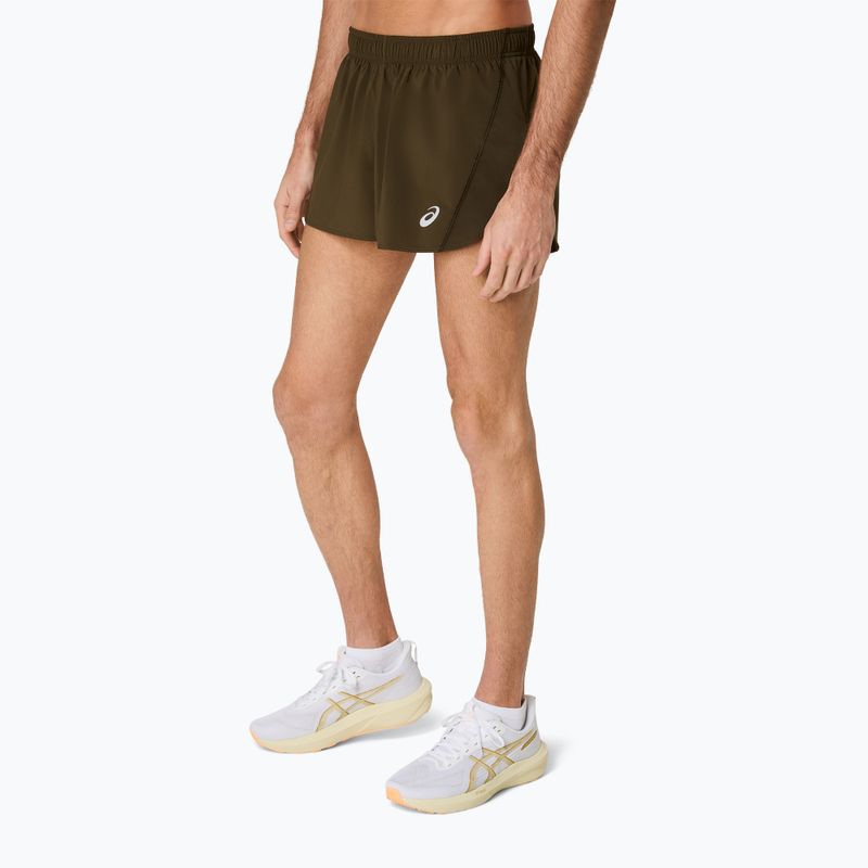 Vyriški bėgimo šortai ASICS Core Split Short brown stone 4
