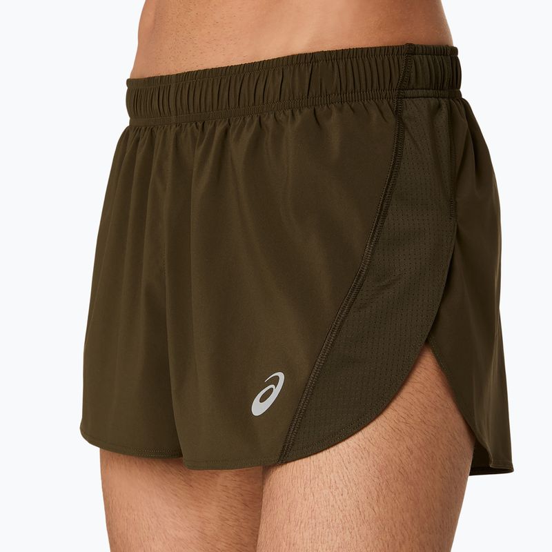 Vyriški bėgimo šortai ASICS Core Split Short brown stone 5