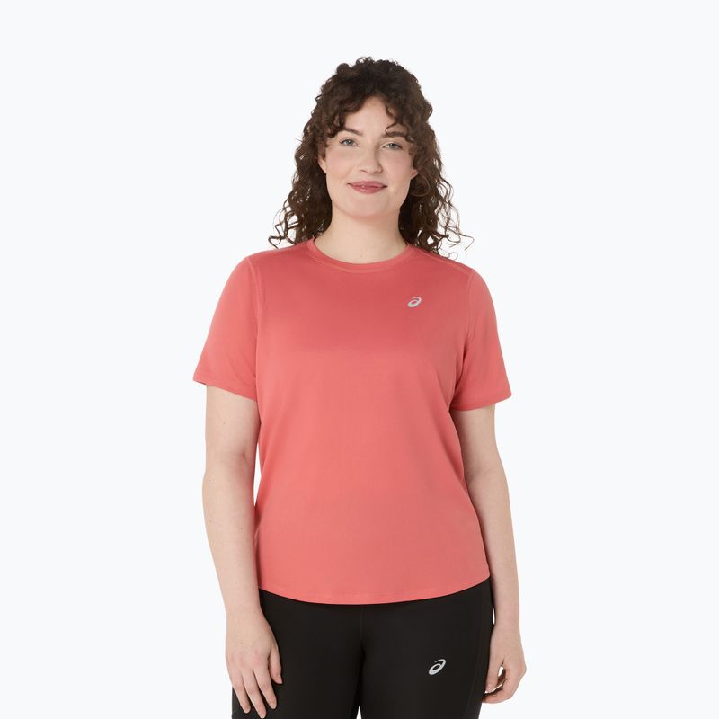 Moteriški treniruočių marškinėliai ASICS Core Top dark pink clay