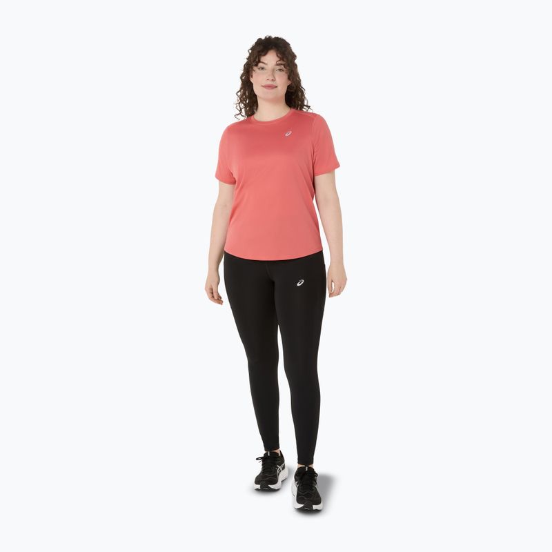 Moteriški treniruočių marškinėliai ASICS Core Top dark pink clay 2