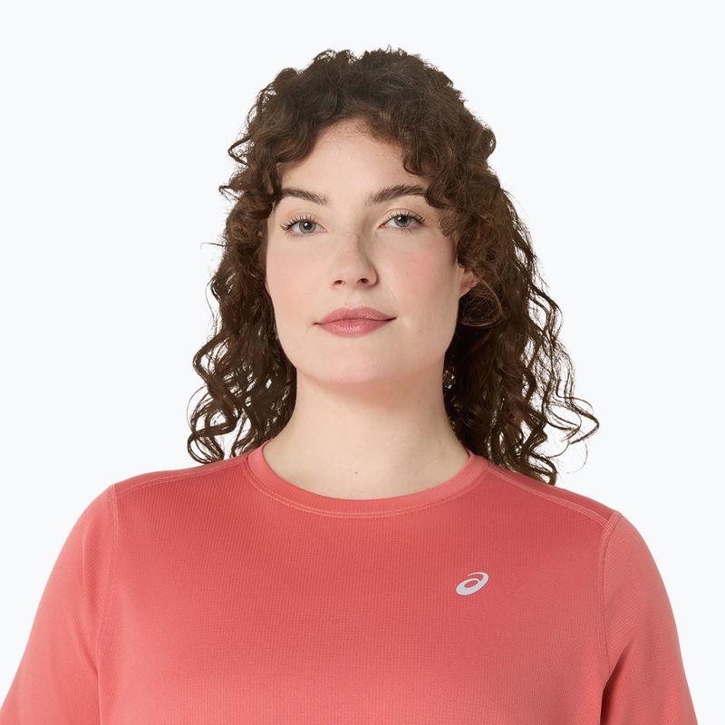 Moteriški treniruočių marškinėliai ASICS Core Top dark pink clay 5