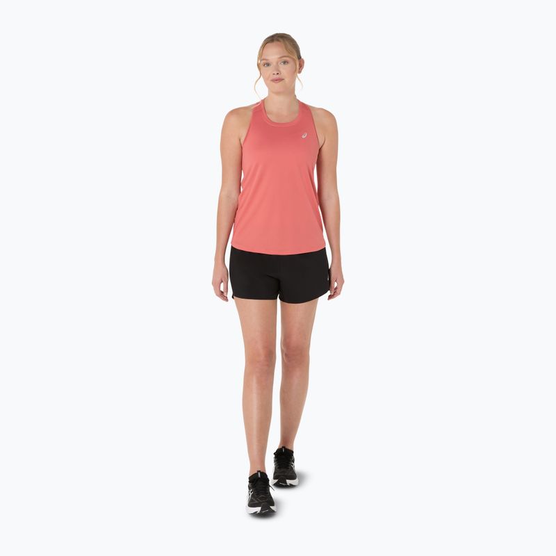 Moteriški bėgimo marškinėliai Asics Core Tank dark pink clay 2