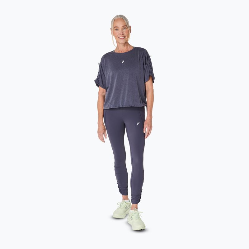 Moteriški bėgimo marškinėliai ASICS Nagino Run Adjustable Top indigo fog 2