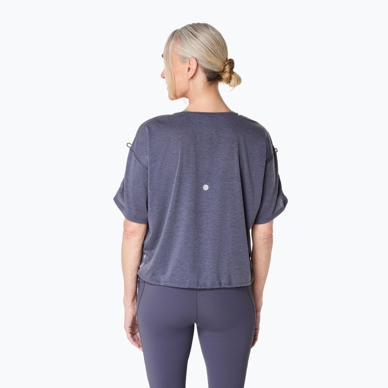 Moteriški bėgimo marškinėliai ASICS Nagino Run Adjustable Top indigo fog 3