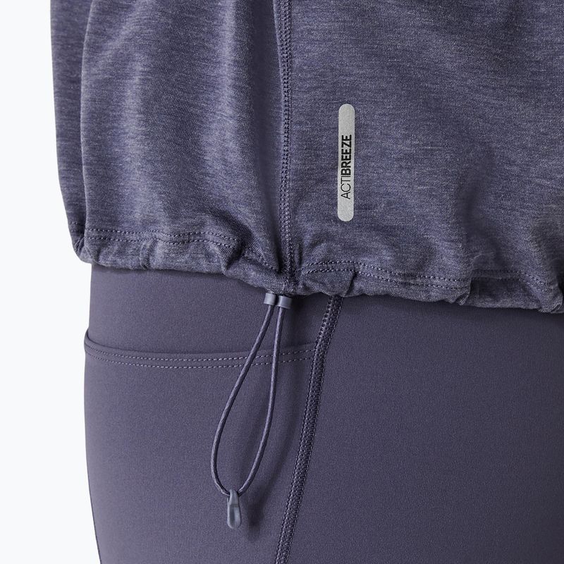 Moteriški bėgimo marškinėliai ASICS Nagino Run Adjustable Top indigo fog 8