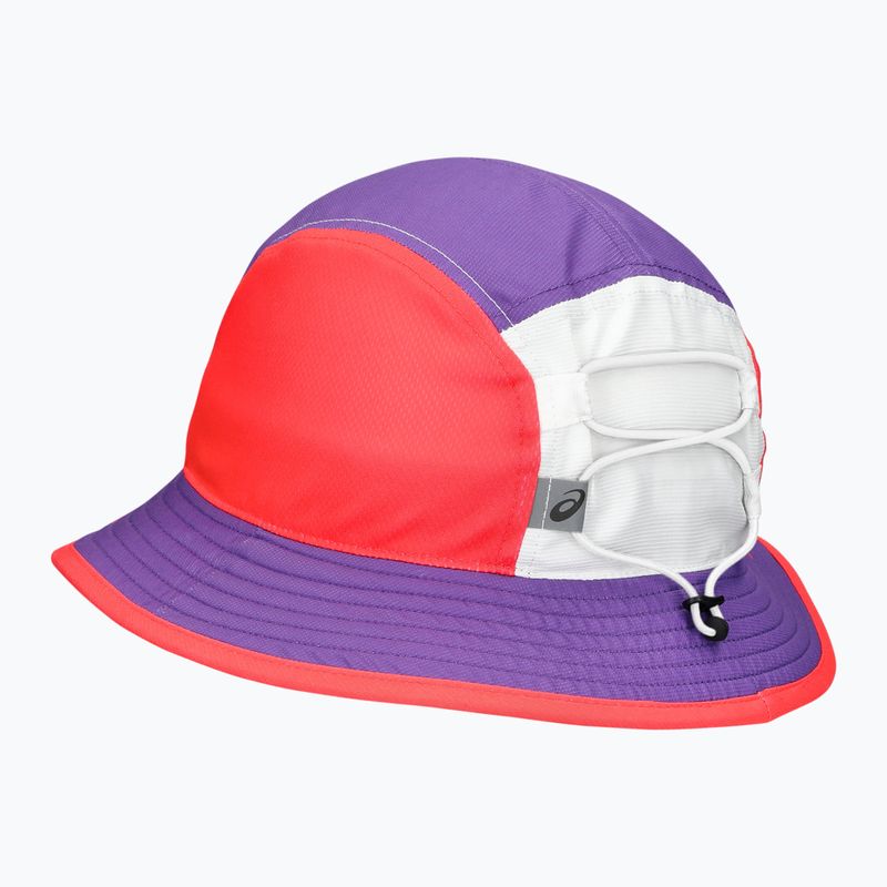Skrybėlė ASICS Bucket performance flash red/edo purple/brilliant white 2