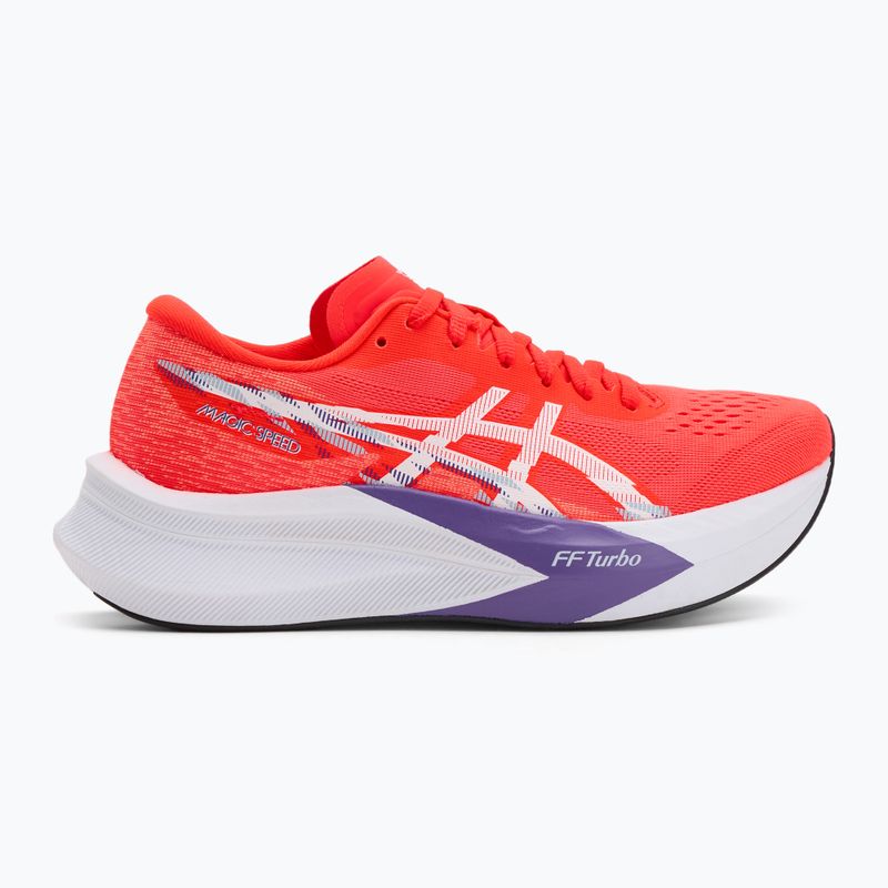 Moteriški bėgimo batai ASICS Magic Speed 4 flash red/white 2