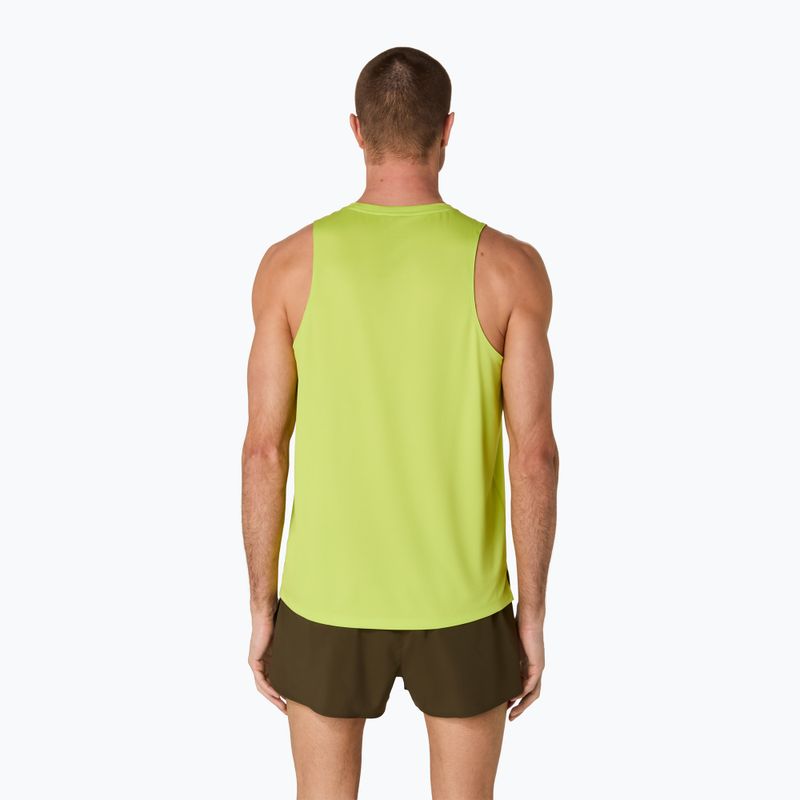 Vyriški bėgimo marškinėliai ASICS Core Singlet neon lime 2