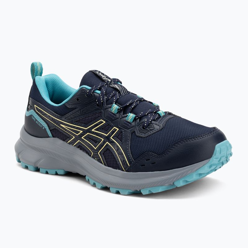 Vyriški bėgimo bateliai ASICS Trail Scout 3 midnight/wheat yellow
