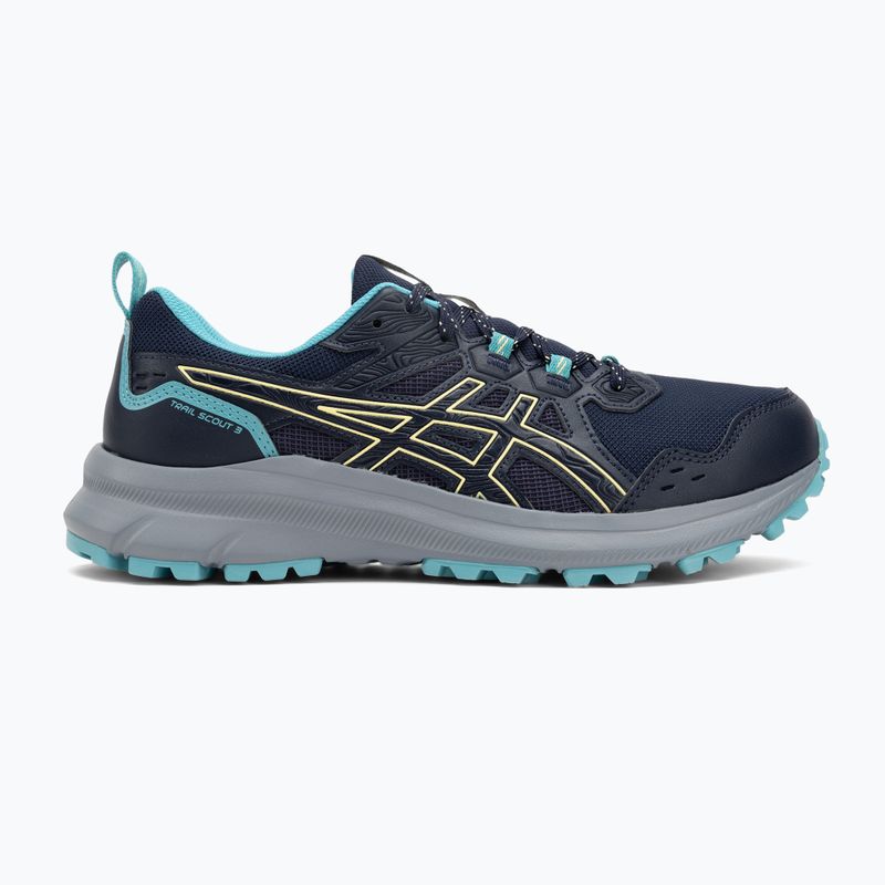 Vyriški bėgimo bateliai ASICS Trail Scout 3 midnight/wheat yellow 2