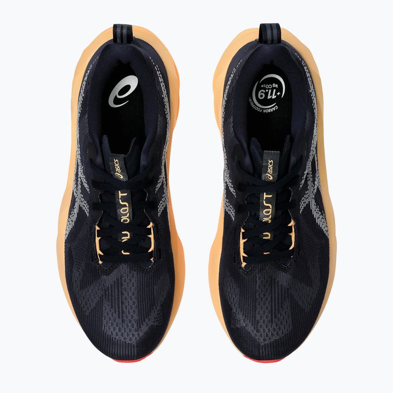 ASICS Novablast 5 midnight/orange glow vyriški bėgimo bateliai 7