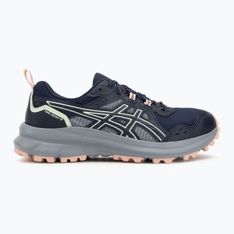 Moteriški bėgimo batai ASICS Trail Scout 3 midnight/whisper green 2